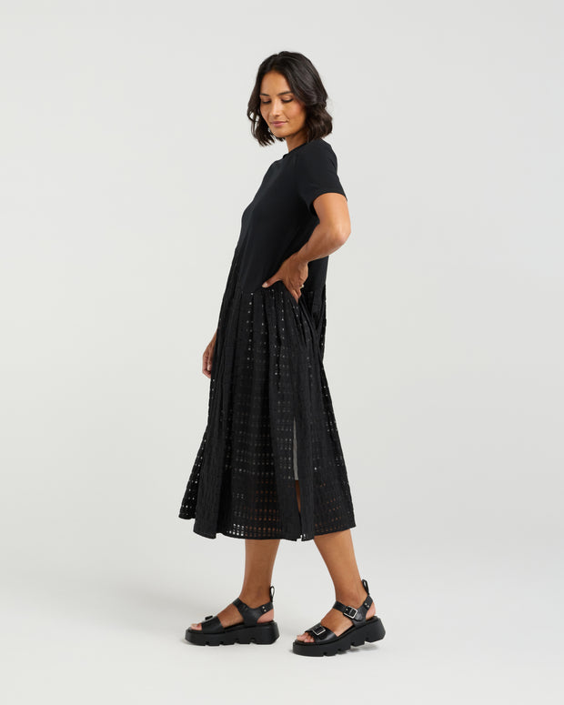 et alia Lee Dress - Noir Check