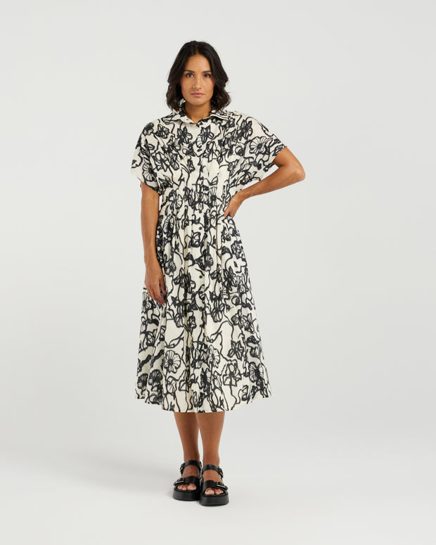 et alia Audrey Dress - Street Blossoms