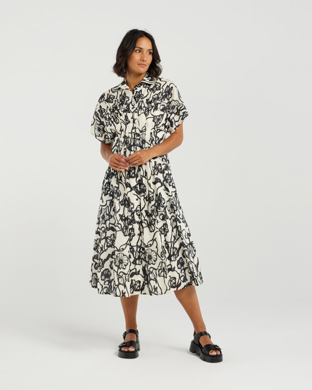 et alia Audrey Dress - Street Blossoms