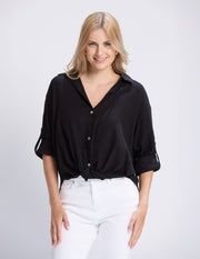 Stella + Gemma On Repeat Blouse - Black