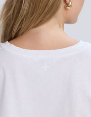 Stella + Gemma Top Knot Top - White
