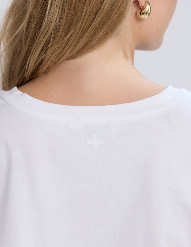 Stella + Gemma Top Knot Top - White