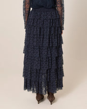 Fate + Becker Domino Maxi Skirt - Navy