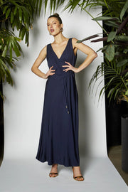 Fate + Becker Fusion Dress - Navy