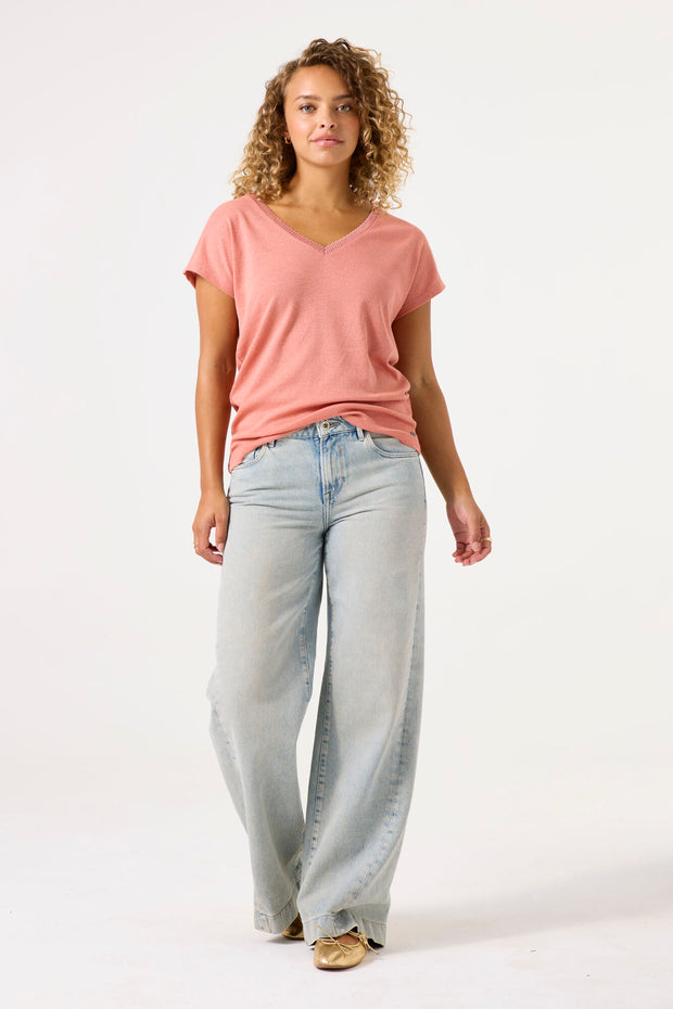 Garcia Poppy T-shirt - Peach Sorbet