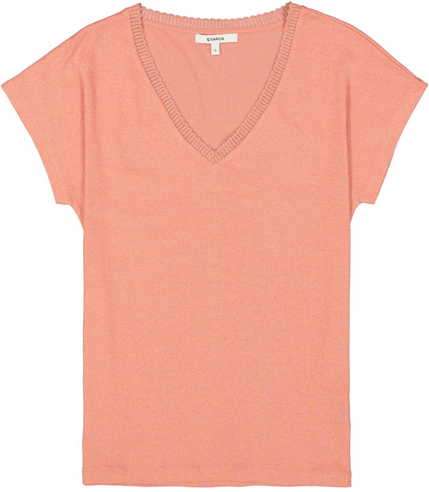 Garcia Poppy T-shirt - Peach Sorbet