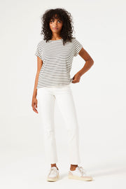 Garcia Celia Straight Jeans - White