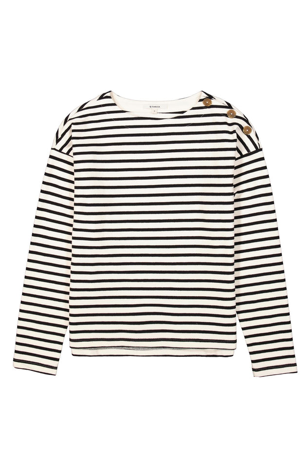 Garcia Martha Sweater - Black Stripe