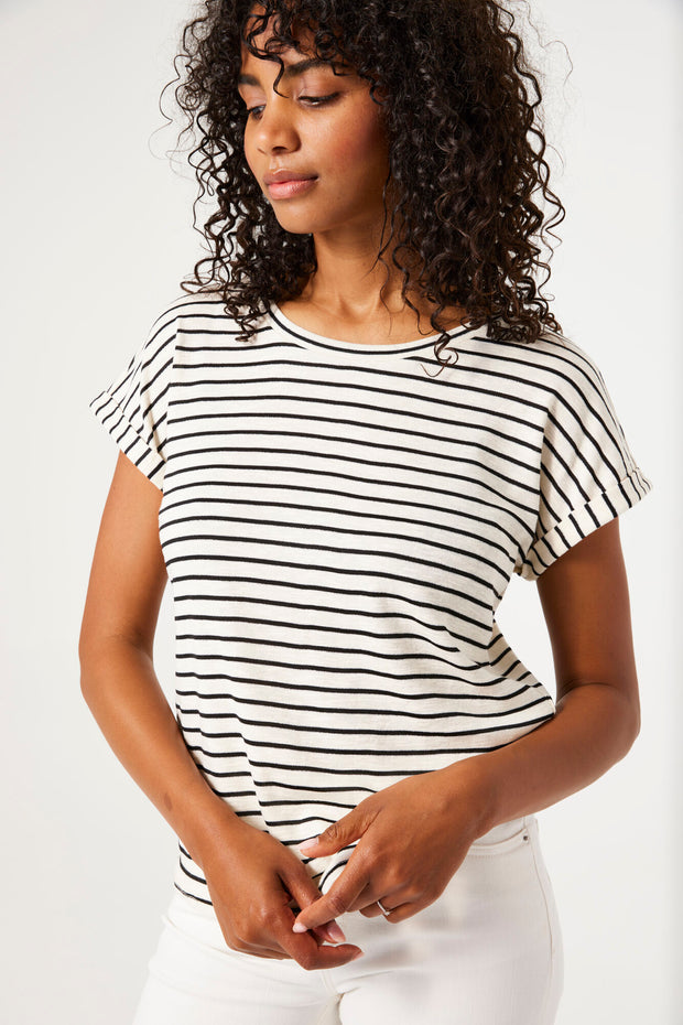 Garcia Reese Top - Black Stripe