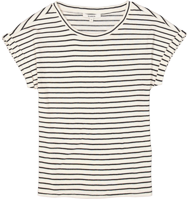 Garcia Reese Top - Black Stripe