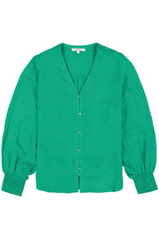 Garcia Ladies Button Down Shirt - Jolly Green