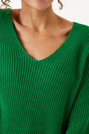Garcia Ladies Pullover Knit - Jolly Green