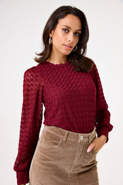 Garcia Matilda Blouse - Cabernet