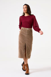 Garcia Matilda Blouse - Cabernet