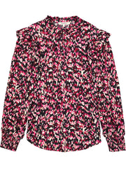 Garcia Megan Blouse - Cabernet Print