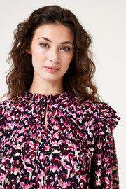 Garcia Megan Blouse - Cabernet Print
