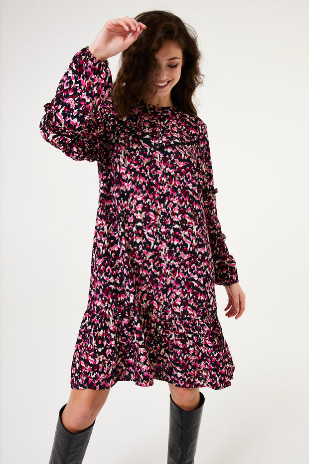 Garcia Megan Midi Dress - Cabernet Print
