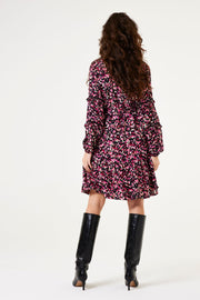 Garcia Megan Midi Dress - Cabernet Print
