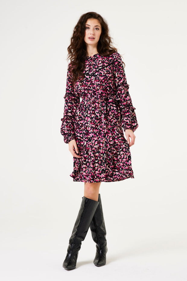 Garcia Megan Midi Dress - Cabernet Print