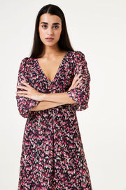 Garcia Maya Maxi Dress - Cabernet Print