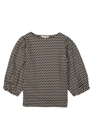 Garcia Colbert Top - Black Print