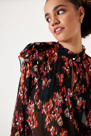 Garcia Ruby Blouse - Black Print