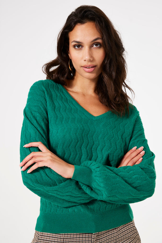 Garcia Pullover Knit - Ivy Forest