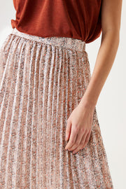 Garcia Pleated Skirt - Muted Clay