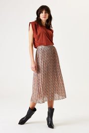 Garcia Pleated Skirt - Muted Clay