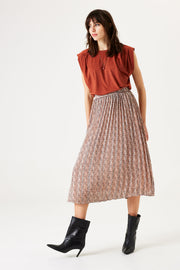 Garcia Pleated Skirt - Muted Clay