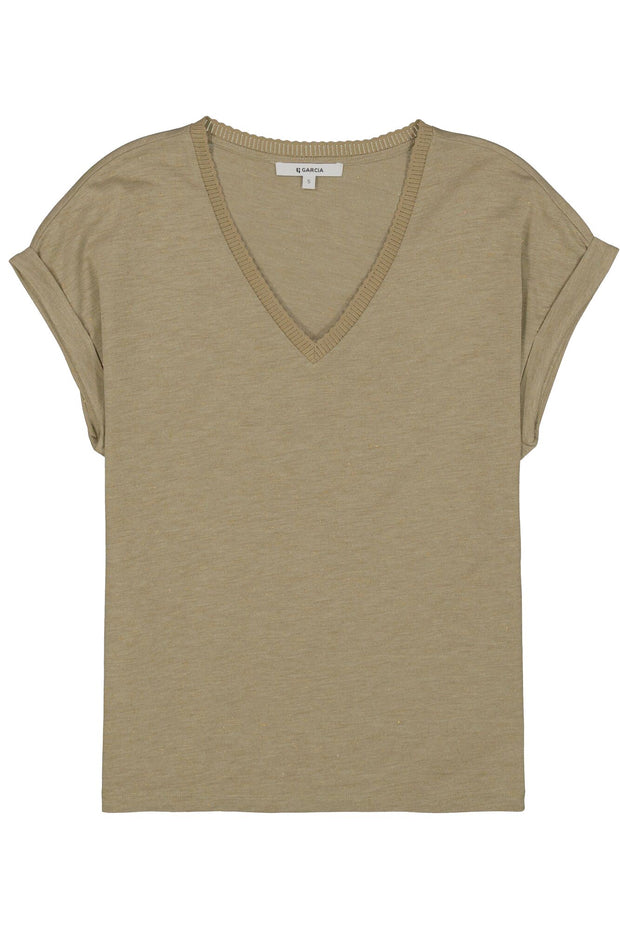 Garcia Cece T-Shirt - Light Khaki