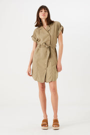 Garcia Mable Button Down Dress - Light Khaki