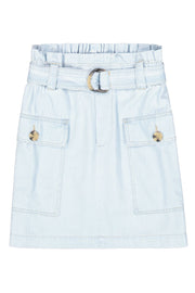 Garcia Denim Mini Skirt - Morning Blue