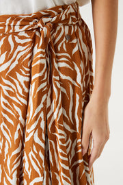 Garcia Midi Skirt - Roasted Pecan