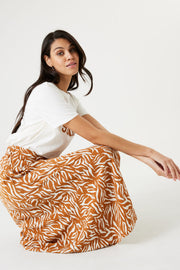 Garcia Midi Skirt - Roasted Pecan