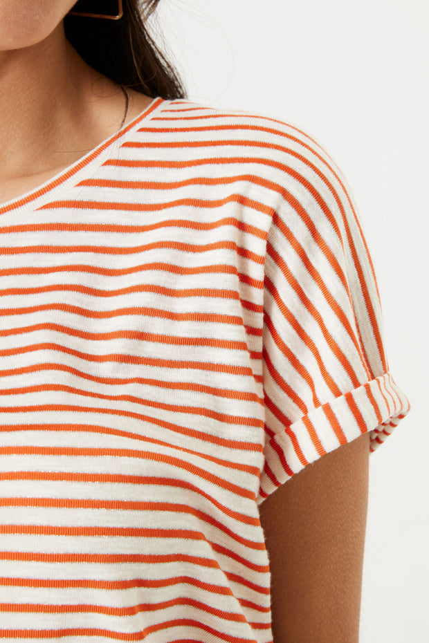 Garcia T-shirt - Stripe Emberglow