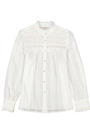 Garcia Lacey Blouse - White