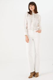 Garcia Lacey Blouse - White