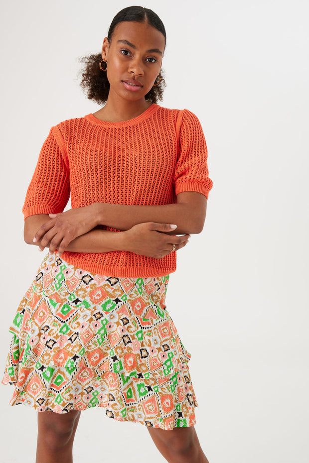 Garcia Mini Skirt - Dusky Peach