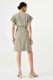 Garcia Button Down Mini Dress - Seagrass