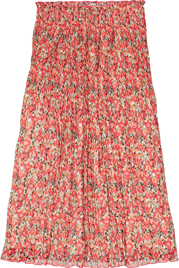 Garcia Midi Pleated Skirt - Lush Pink