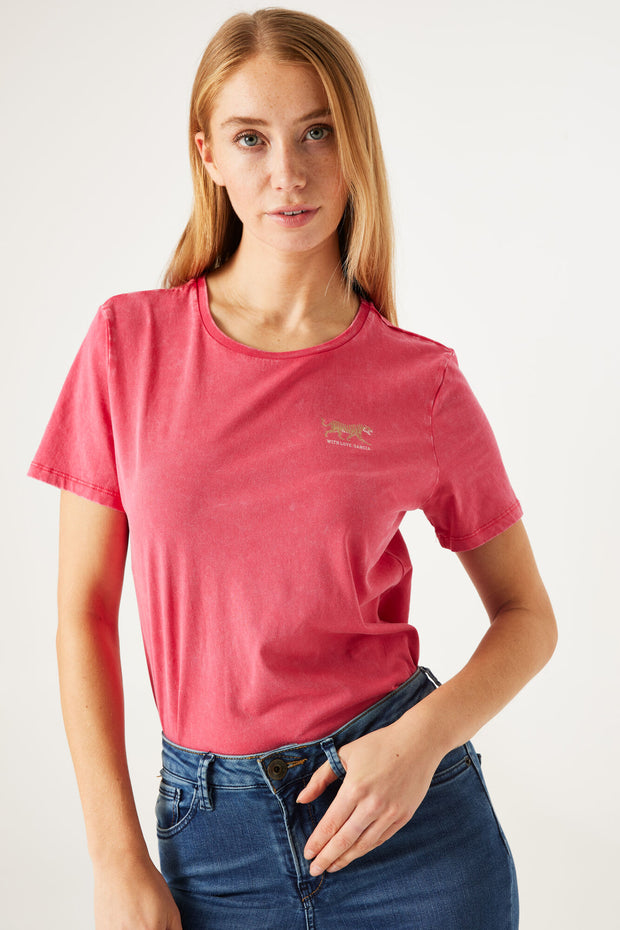 Garcia Tiger Tee - Lush Pink