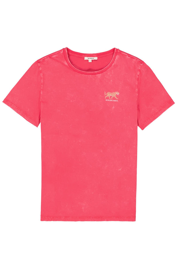 Garcia Tiger Tee - Lush Pink