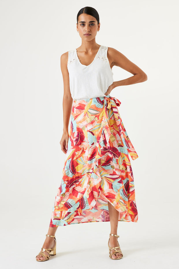 Garcia Midi Skirt - Papaya Punch