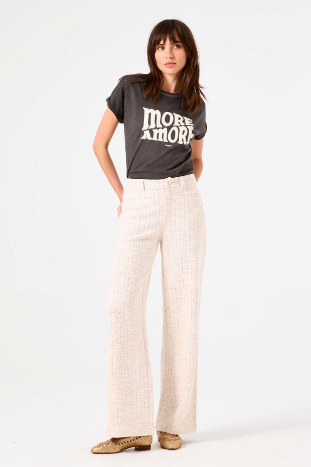 Garcia Pip Pants - Ecru Stripe