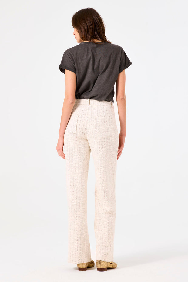 Garcia Pip Pants - Ecru Stripe