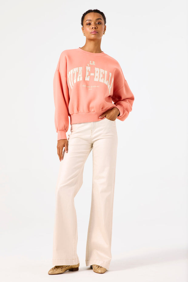 Garcia Vita E-Bella Sweat - Peach Sorbet