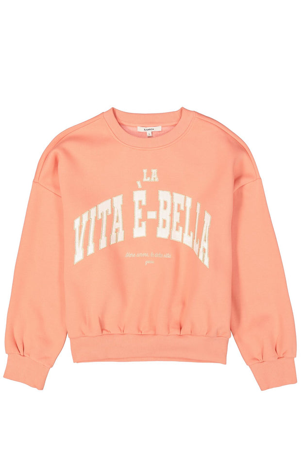 Garcia Vita E-Bella Sweat - Peach Sorbet