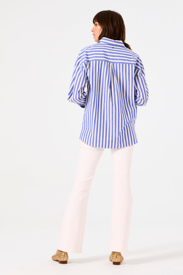 Garcia Sadie Shirt - Dazzling Blue Stripe