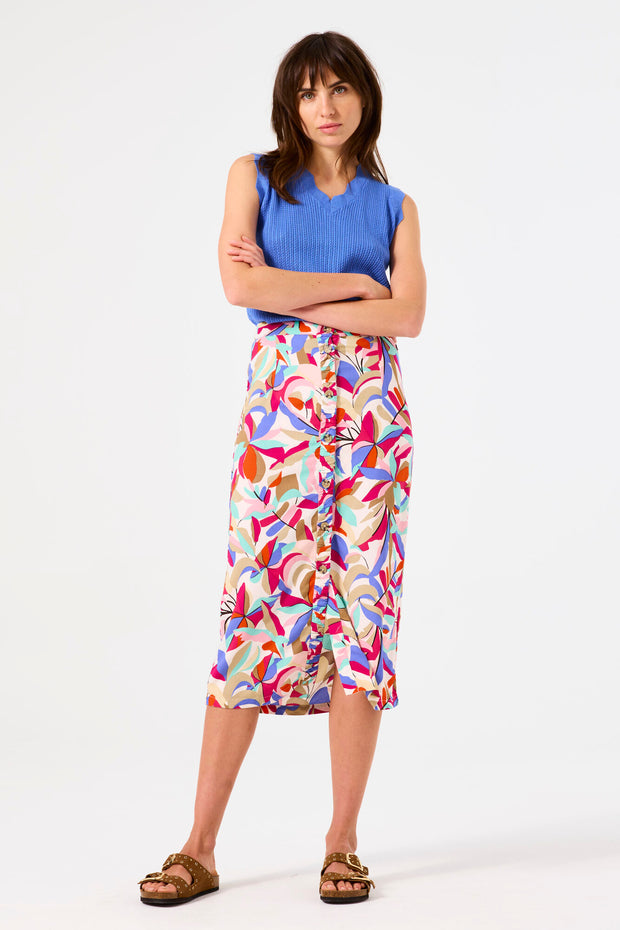 Garcia Sloan Midi Skirt - Dazzling Blue